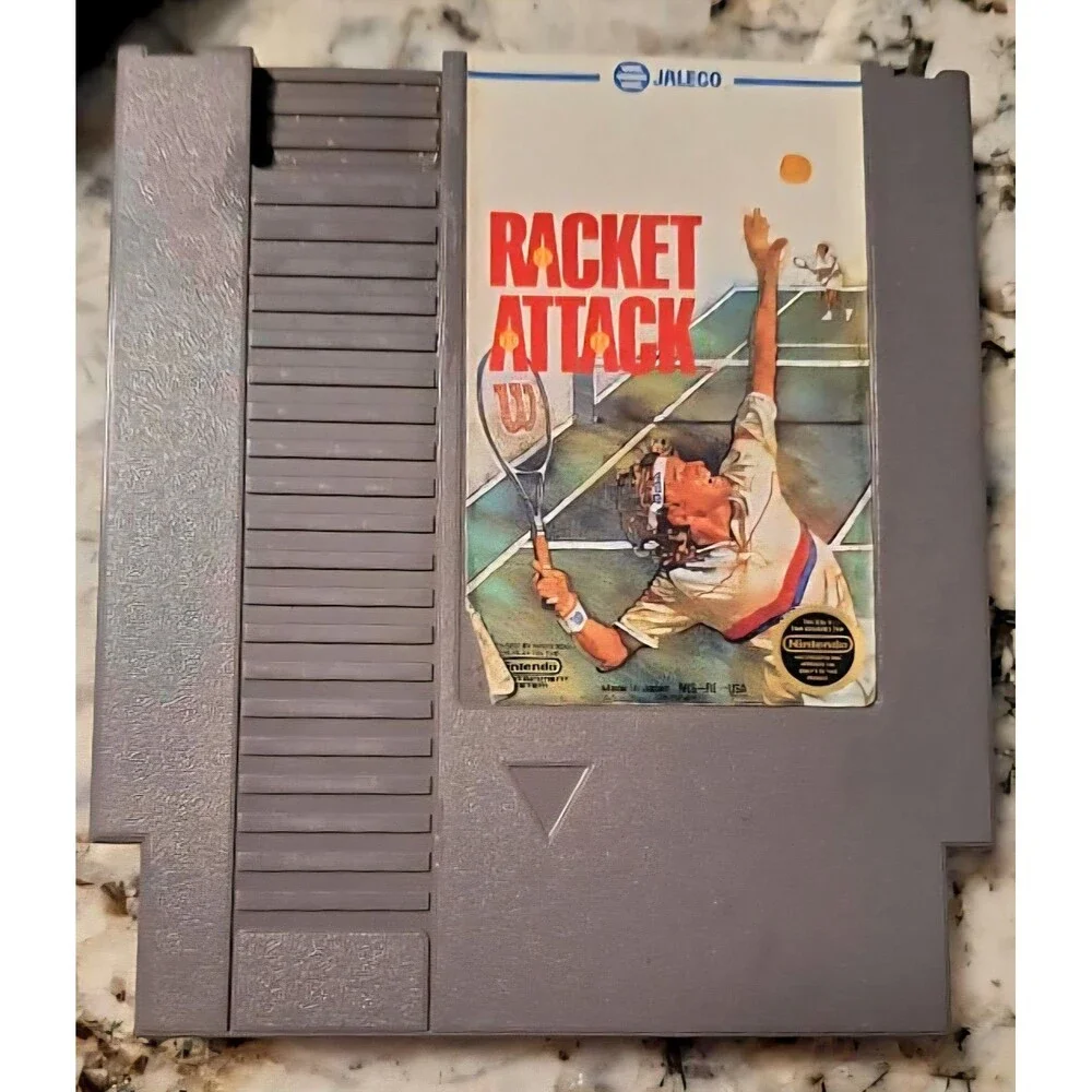 Racket Attack (Nintendo Entertainment System, 1988) DUST COVER,FAST SHIPPING